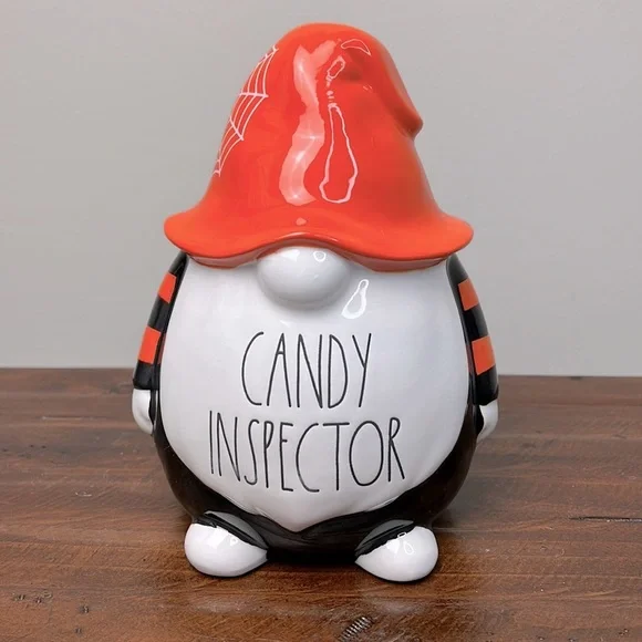 RAE Dunn “Candy Inspector” Gnome Holiday Decor - Picture 3 of 8